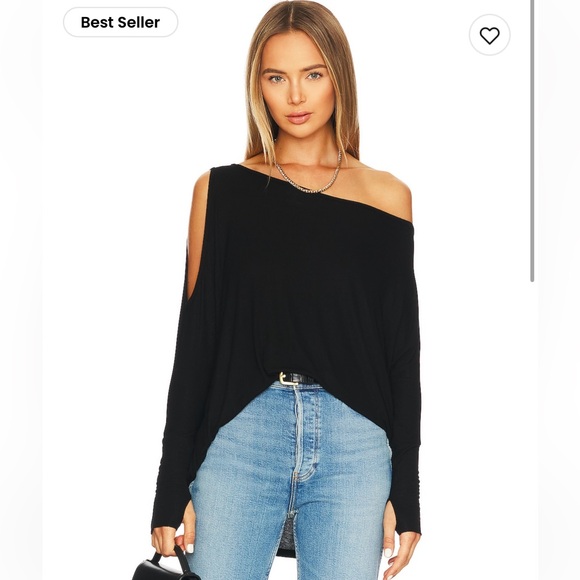 NWOT Revolve Michael Lauren Deuce Oversized Top - Picture 2 of 6